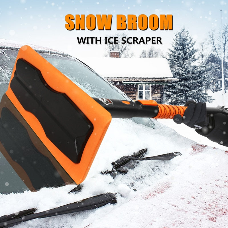 3 In 1 Snow Broom Ice Scraper