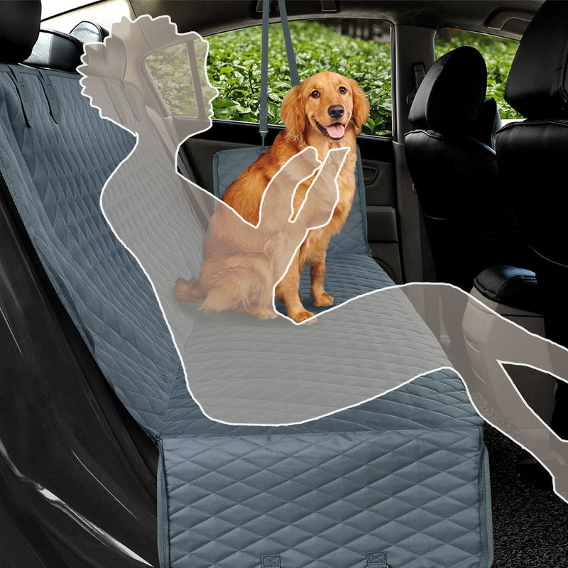 Prodigen Dog Car Seat Cover Waterproof Pet Travel Dog Carrier Hammock Car Rear Back Seat Protector Mat Safety Carrier For Dogs